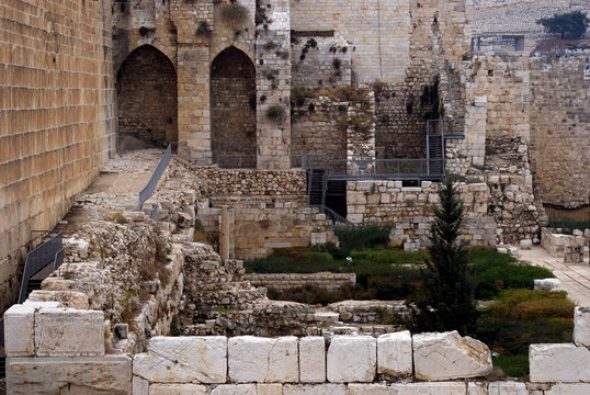 Ruins, Jerusalem, Israel
