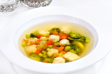 soup with vegetables