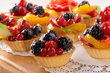 Baking with berries and fruits