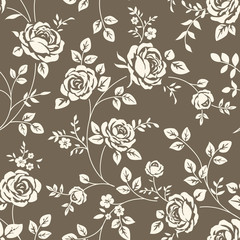 Pattern with roses