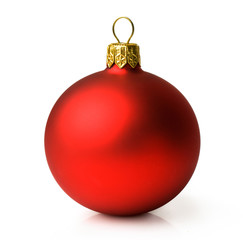 Red Christmas ball
