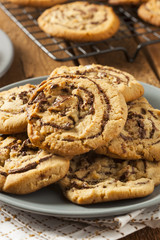 Chocolate Chip Peanut Butter Pinwheel Cookie