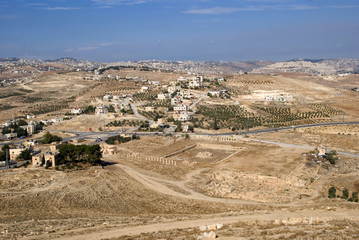 View from Herodium, Palestine