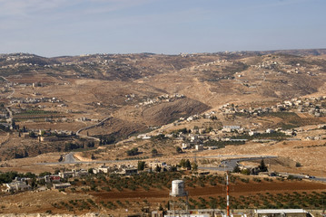 Fototapeta na wymiar View from Herodium, Palestine