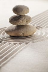 Fototapeta na wymiar natural peace with balancing stones
