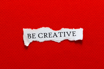 Be creative paper