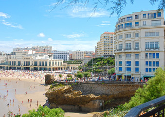 Biarritz, Aquitaine, France - obrazy, fototapety, plakaty