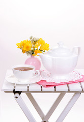 Beautiful set with tea
