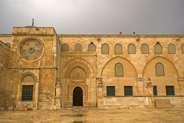 Fototapeta na wymiar Al Aksa Mosque, Jerusalem, Israel