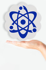 Atom detail concept
