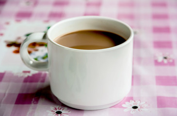 One cup of coffee