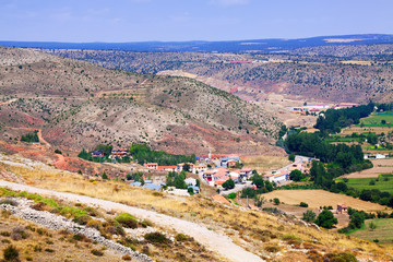 Fototapeta na wymiar valley near Albarracin. Aragon, Spain