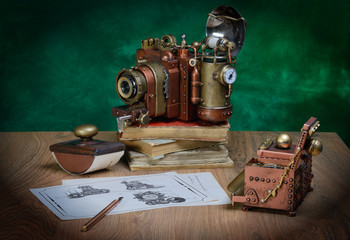Camera steampunk