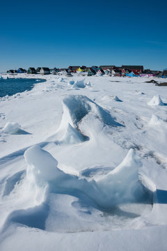 Winter in Qeqertarsuaq, Greenland