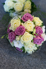 Brautstrauß Pink Beige