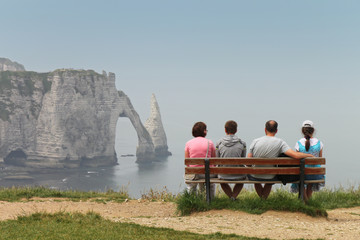 Frankreich - 001 - Etretat - Familie
