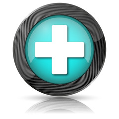 Obraz premium Medical cross icon