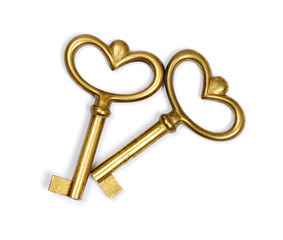 two vintage keys