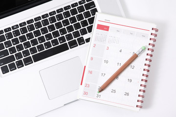 carlendar on the computer