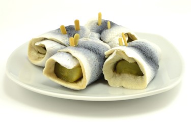 patches of pickled herring