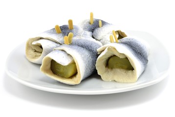 patches of pickled herring