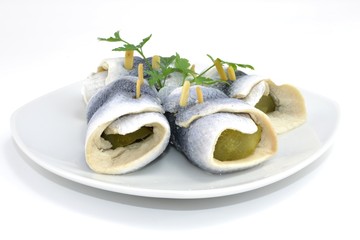 marynowane płaty śledziowe z ogórkiem © robert6666