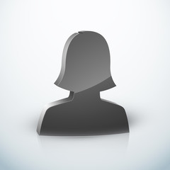 icône profil femme © Beboy