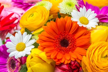 Zelfklevend Fotobehang Bloemen als achtergrond © eyetronic