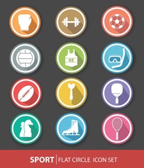 Sport icons,Colorful version,Vector