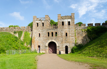 Fototapeta na wymiar Exterior of Cardiff Castle – Wales