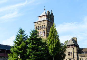 Exterior of Cardiff Castle &ndash; Wales, United Kingdom