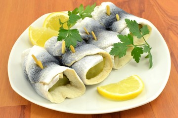 patches of pickled herring