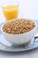 Delicious and healthy granola cereal