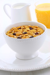 Delicious and healthy granola cereal