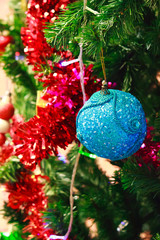 Christmas decoration with balls.