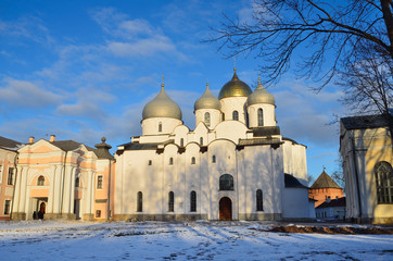 Fototapeta na wymiar Великий Новгород, Софийский собор в кремле
