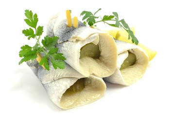 marynowane płaty śledziowe z ogórkiem © robert6666