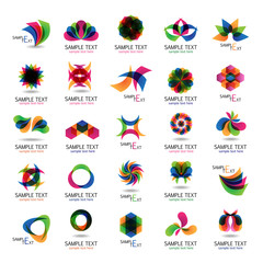 Unusual Icons Set - Isolated On White Background