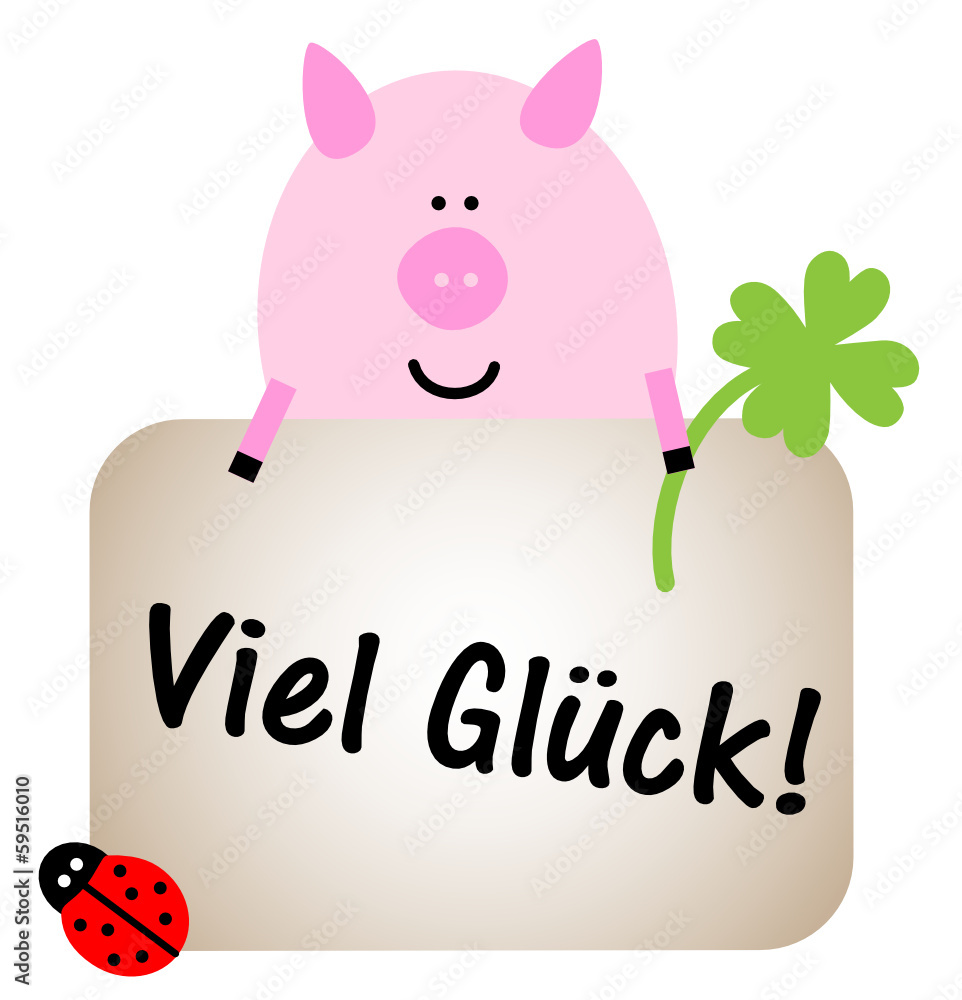 Poster Viel Glück