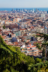 Obraz premium Blick auf Barcelona, Spanien