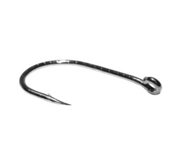 Strong fishing hook isolated on white, with clipping path