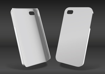 iphone plastic case mockup for design and print