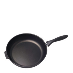 black pan kitchen isolated on white background