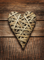 Valentine's Day rustic poster or postcard design