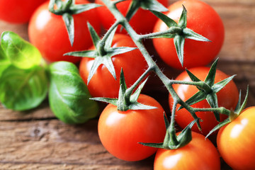 Bunch of red tomatoes