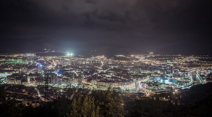 Fototapeta na wymiar View of city Bilbao, Spain