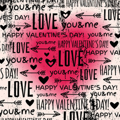 background with  red valentine heart and wishes text,  vector