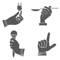Obraz premium hand sign, hand set