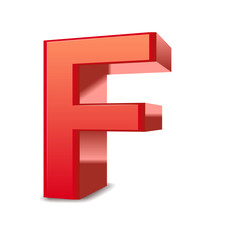 3d letter F