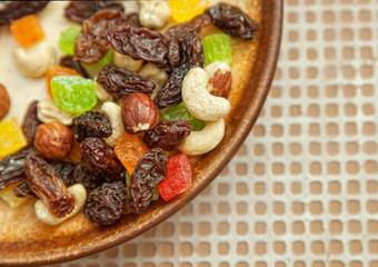 dried fruits and nuts